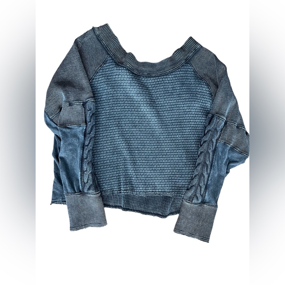 Free People Josie Knit Cropped Sweater